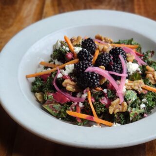 Blackberry & Kale Salad